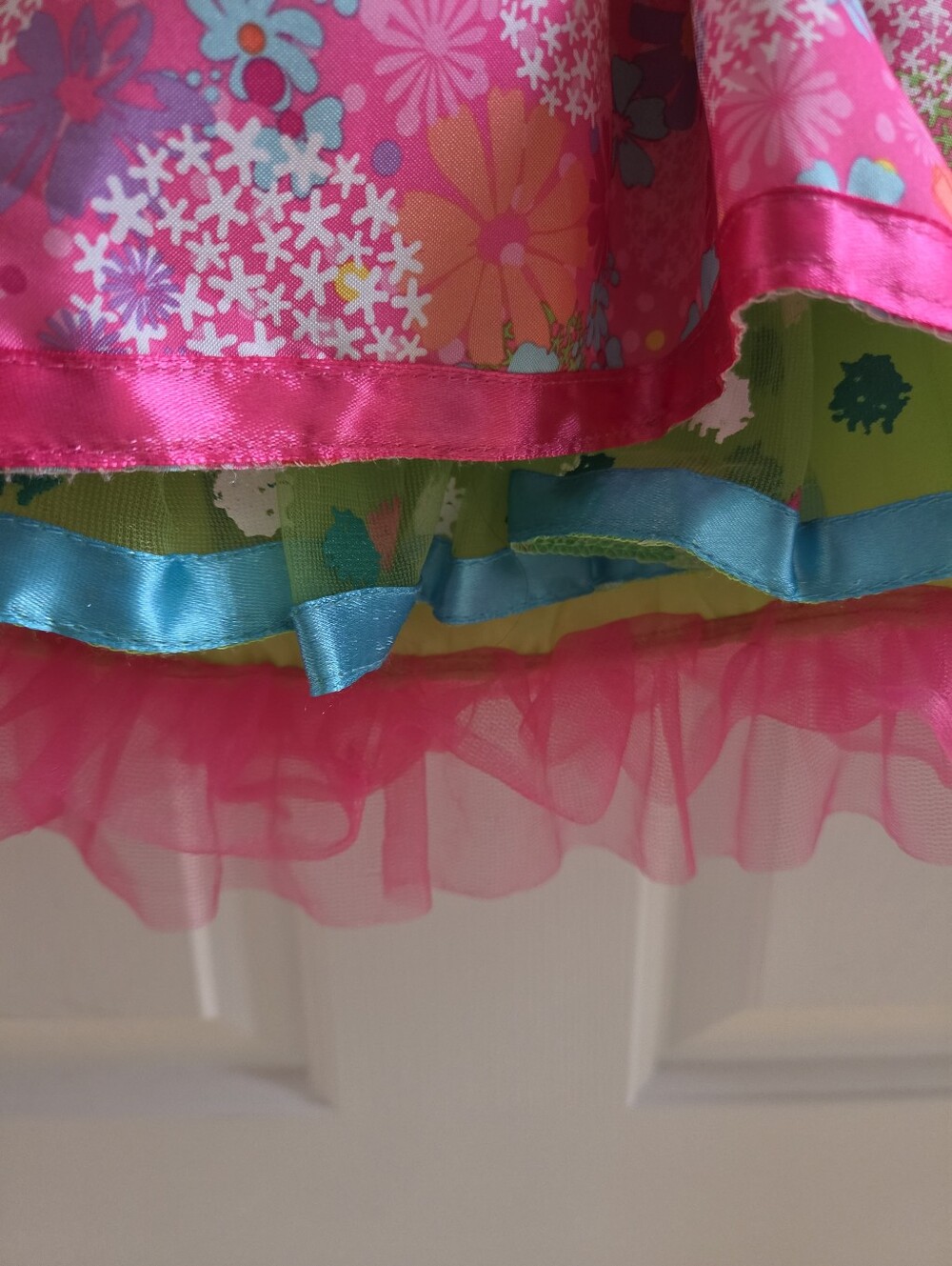 American Girl Wellie Wishers Willa Tutu Skirt, Size 4-6x With Matching Headband - Picture 6 of 9